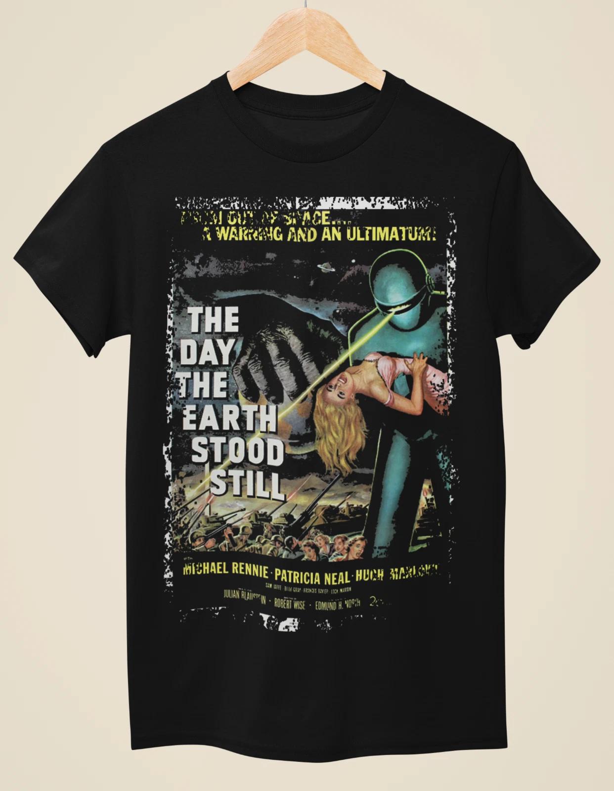 The Day the Earth Stood Still (1951) -Movie Poster inspired Unisex Black T-Shirt S
The Day the Earth Stood Still (1951) -Movie Poster inspired Unisex Black T-Shirt S
