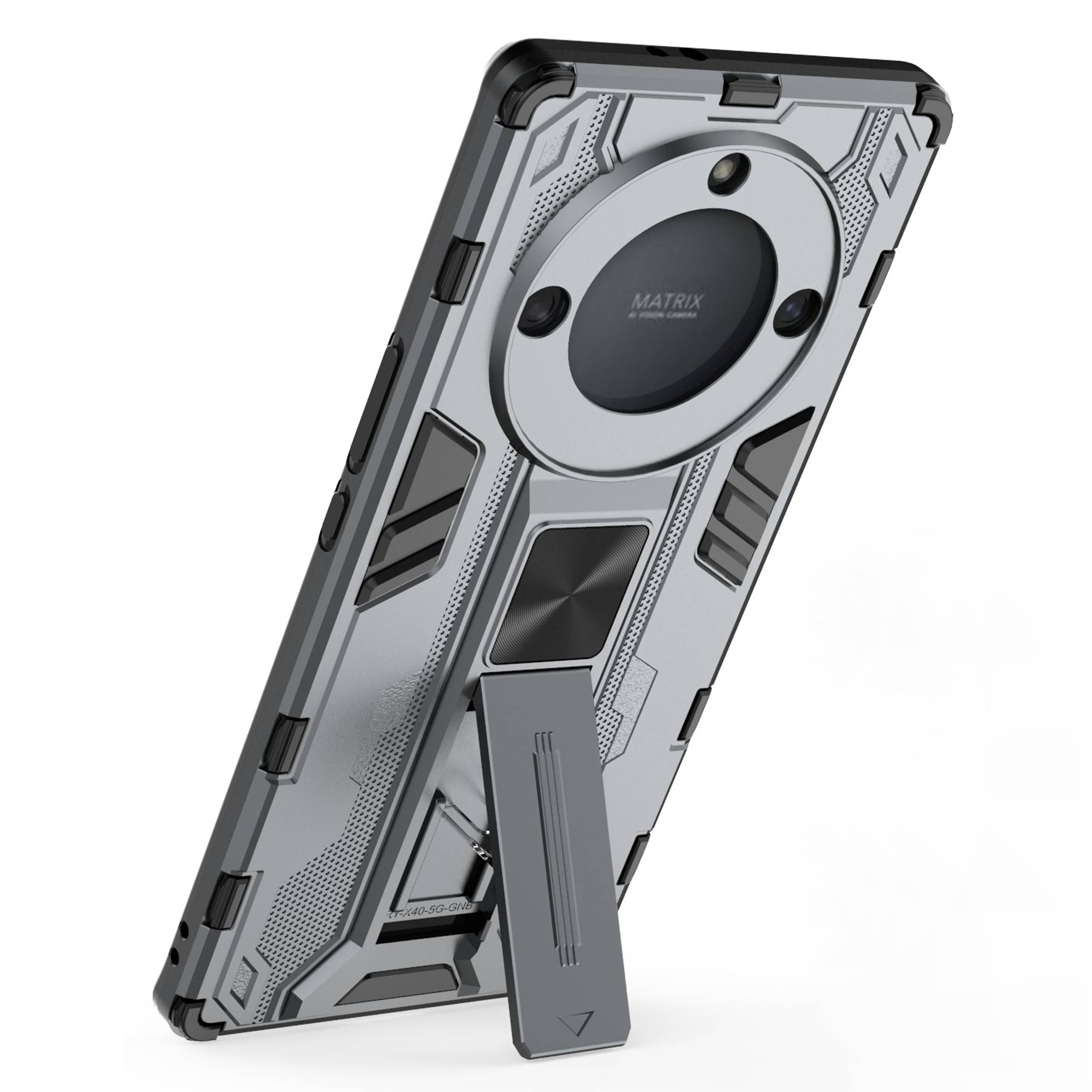 For Honor X40 5G Kickstand Protective Phone Case Drop-proof Hard PC Soft TPU Hybrid Cover Grey
For Honor X40 5G Kickstand Protective Phone Case Drop-proof Hard PC Soft TPU Hybrid Cover Grey