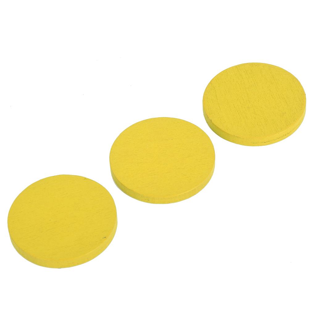 50PCs Wooden Discs Educational Children Toys Environmental Handicrafts DIY Hand Made Accessory(Yellow Circle) жовтий
50PCs Wooden Discs Educational Children Toys Environmental Handicrafts DIY Hand Made Accessory(Yellow Circle) жовтий