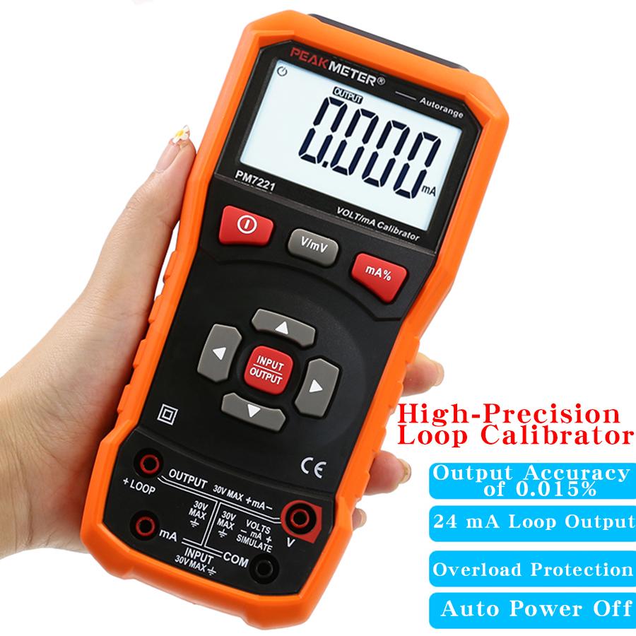PEAKMETER PM7221 Professional Digital Calibrator DC Voltage Current Digital Calibrator 0-10V 0-24mA Voltage Tester
PEAKMETER PM7221 Professional Digital Calibrator DC Voltage Current Digital Calibrator 0-10V 0-24mA Voltage Tester