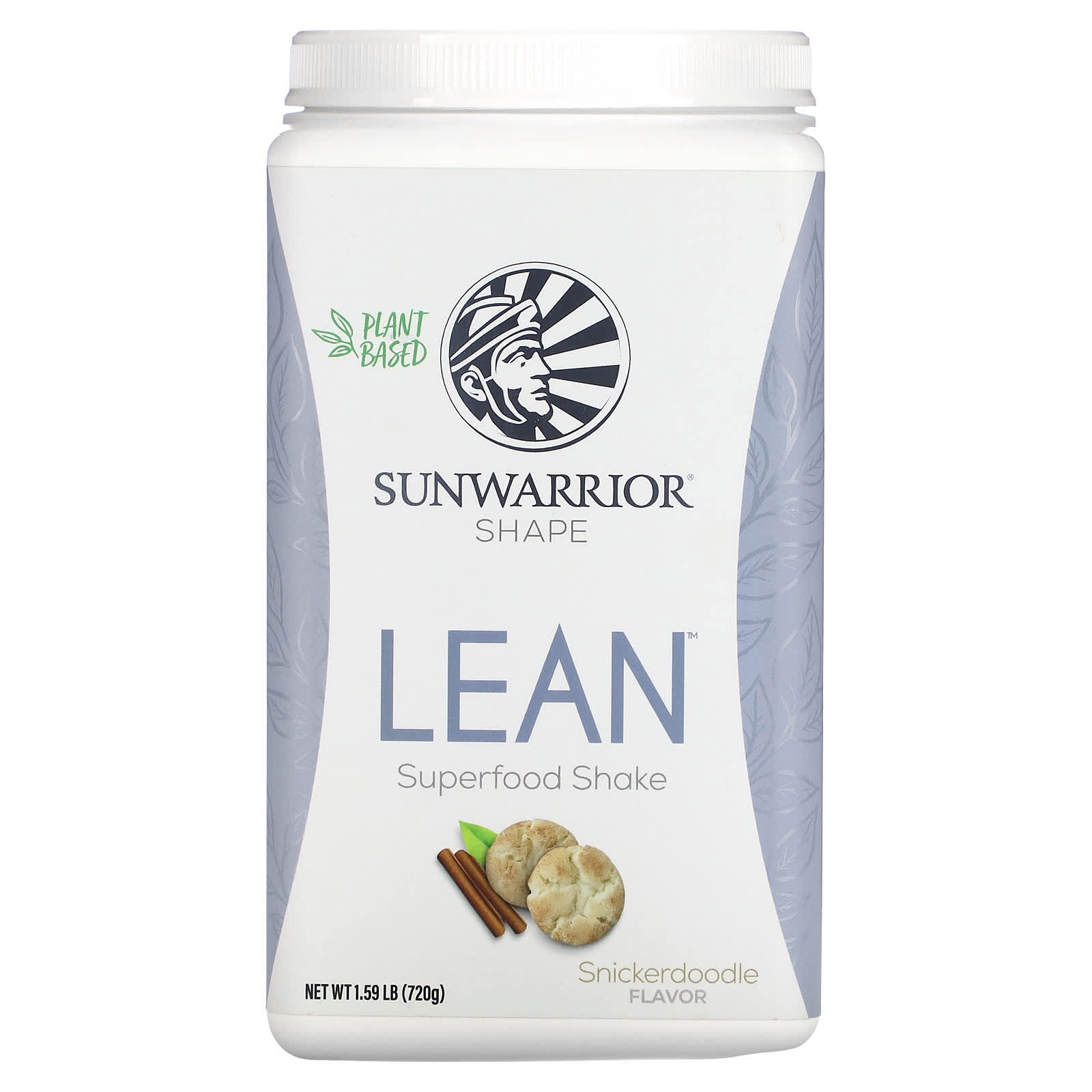 Sunwarrior, Lean Superfood Shake, Snickerdoodle, 1.59 lb (720 g)
Sunwarrior, Lean Superfood Shake, Snickerdoodle, 1.59 lb (720 g)