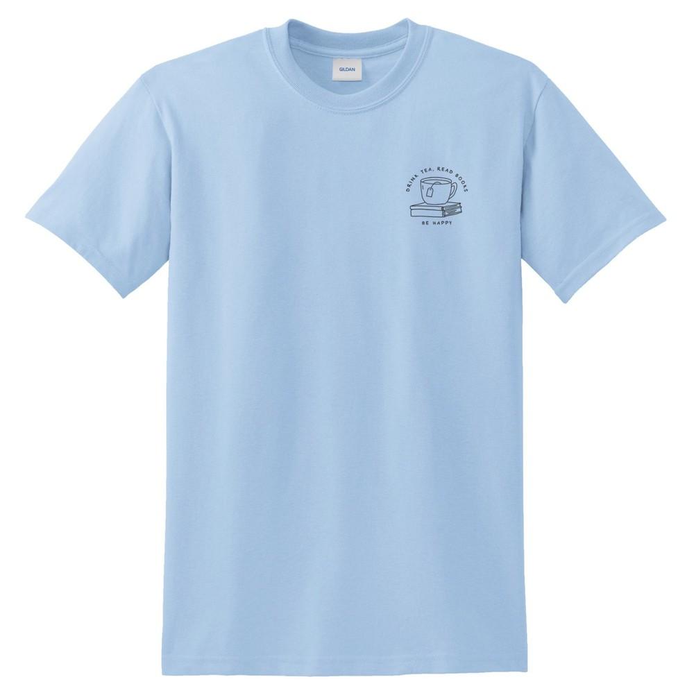 Drink Tea Read Books Be Happy T-shirt Top Club Cute Coffee Line Art Club Pocket L
Drink Tea Read Books Be Happy T-shirt Top Club Cute Coffee Line Art Club Pocket L