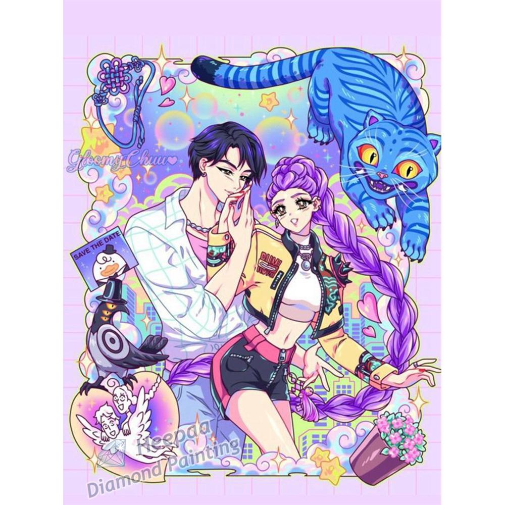 Kpop Мисливці на Демонів Фільм 5d Алмазна Мозаїка Фантазійний Саджа Демон Хлопчики Аніме Румі та Джину Зроби Сам Вишивка Хрестиком Фото Мозаїка Декор Round 20x30cm
Kpop Мисливці на Демонів Фільм 5d Алмазна Мозаїка Фантазійний Саджа Демон Хлопчики Аніме Румі та Джину Зроби Сам Вишивка Хрестиком Фото Мозаїка Декор Round 20x30cm