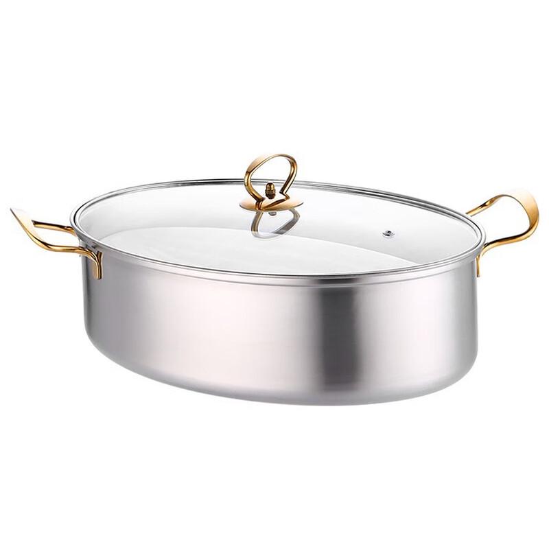Jitian Jiang SUS304 Stainless Steel Oval Fish Steamer Pot
Jitian Jiang SUS304 Stainless Steel Oval Fish Steamer Pot