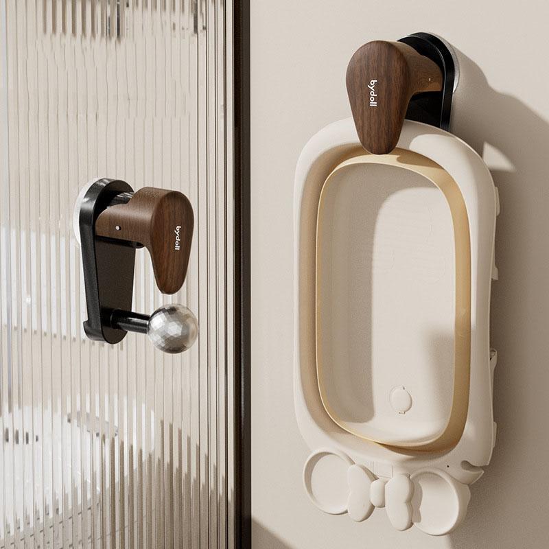 Wall Mount Suction Cup Hook - Heavy Duty Bathroom Organizer, No Drill Hanging Holder for Basin, Towels, Shower Accessories, Stro
Wall Mount Suction Cup Hook - Heavy Duty Bathroom Organizer, No Drill Hanging Holder for Basin, Towels, Shower Accessories, Stro