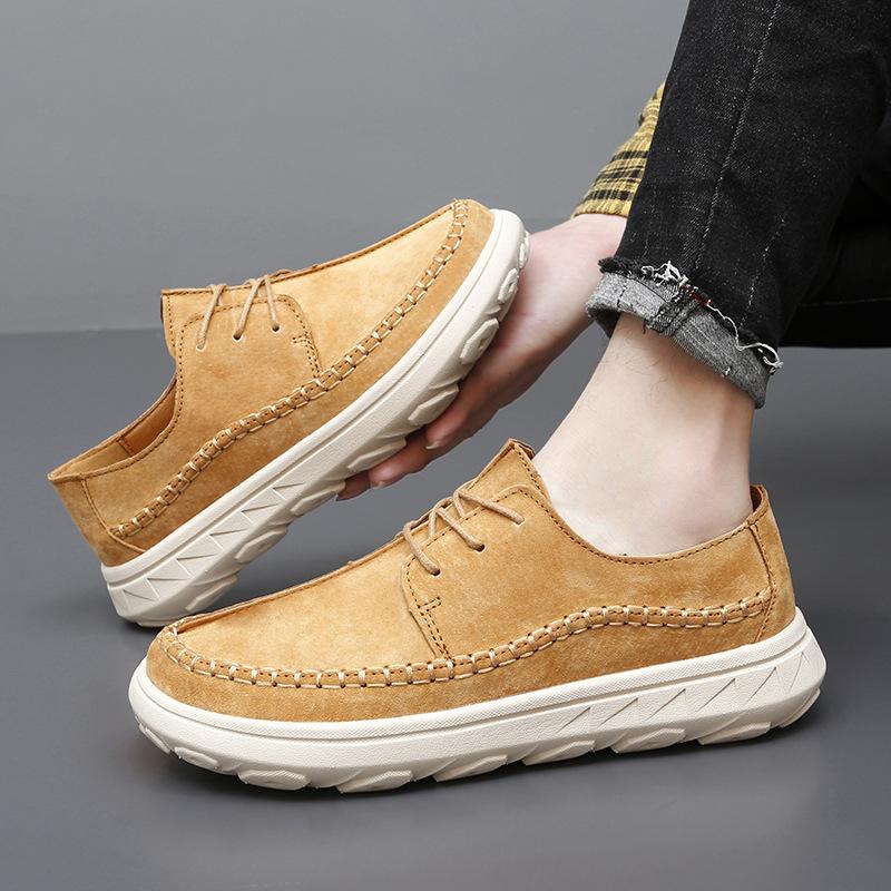 Large size hand-stitched soft sole outdoor casual men s leather shoes travel shoes trendy sports men s shoes 47 жовтий
Large size hand-stitched soft sole outdoor casual men s leather shoes travel shoes trendy sports men s shoes 47 жовтий
