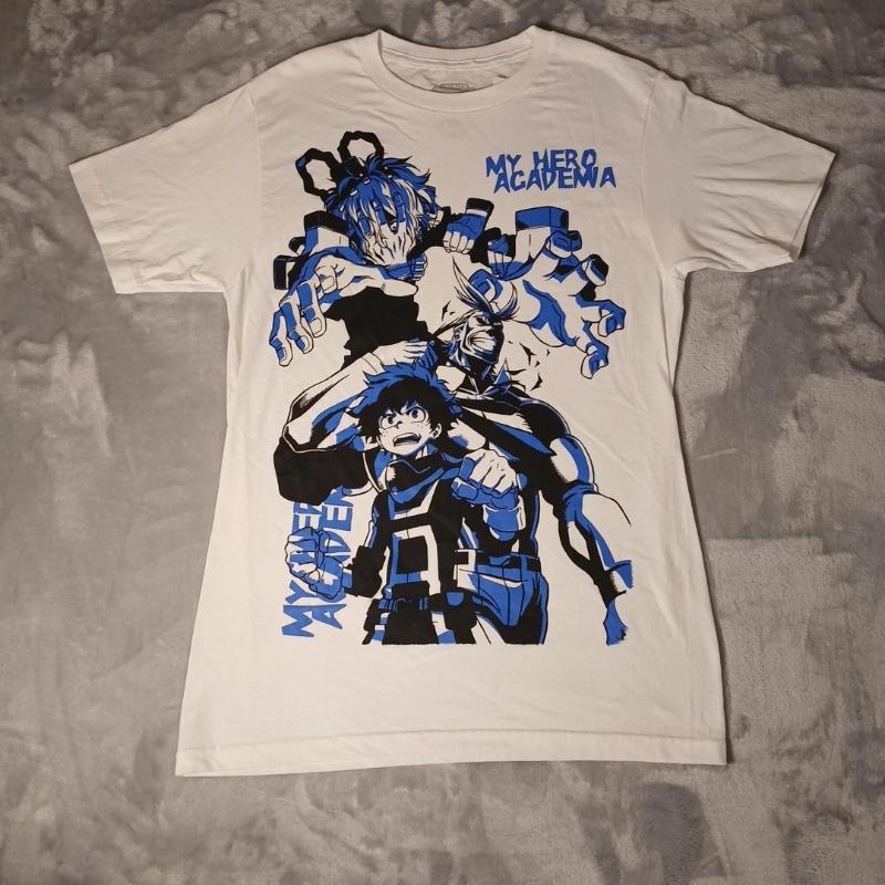 My Hero Academia Men’s White Short Sleeve Anime T-Shirt Mens Street Hip-hop Rock Short-sleeved Women Round-neck Top 2XL
My Hero Academia Men’s White Short Sleeve Anime T-Shirt Mens Street Hip-hop Rock Short-sleeved Women Round-neck Top 2XL