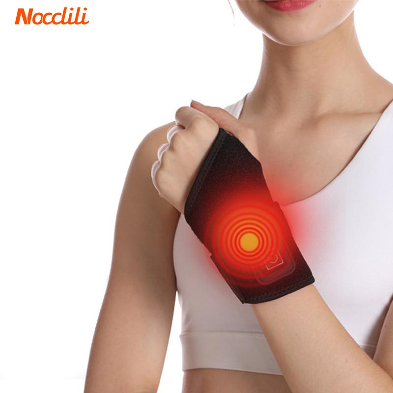 Electric Wormwood Far-infrared Heated Wrist Support Brace Joint Care Wrist Protection Hot Compress Warp Pain Relief Wristband чёрный
Electric Wormwood Far-infrared Heated Wrist Support Brace Joint Care Wrist Protection Hot Compress Warp Pain Relief Wristband чёрный