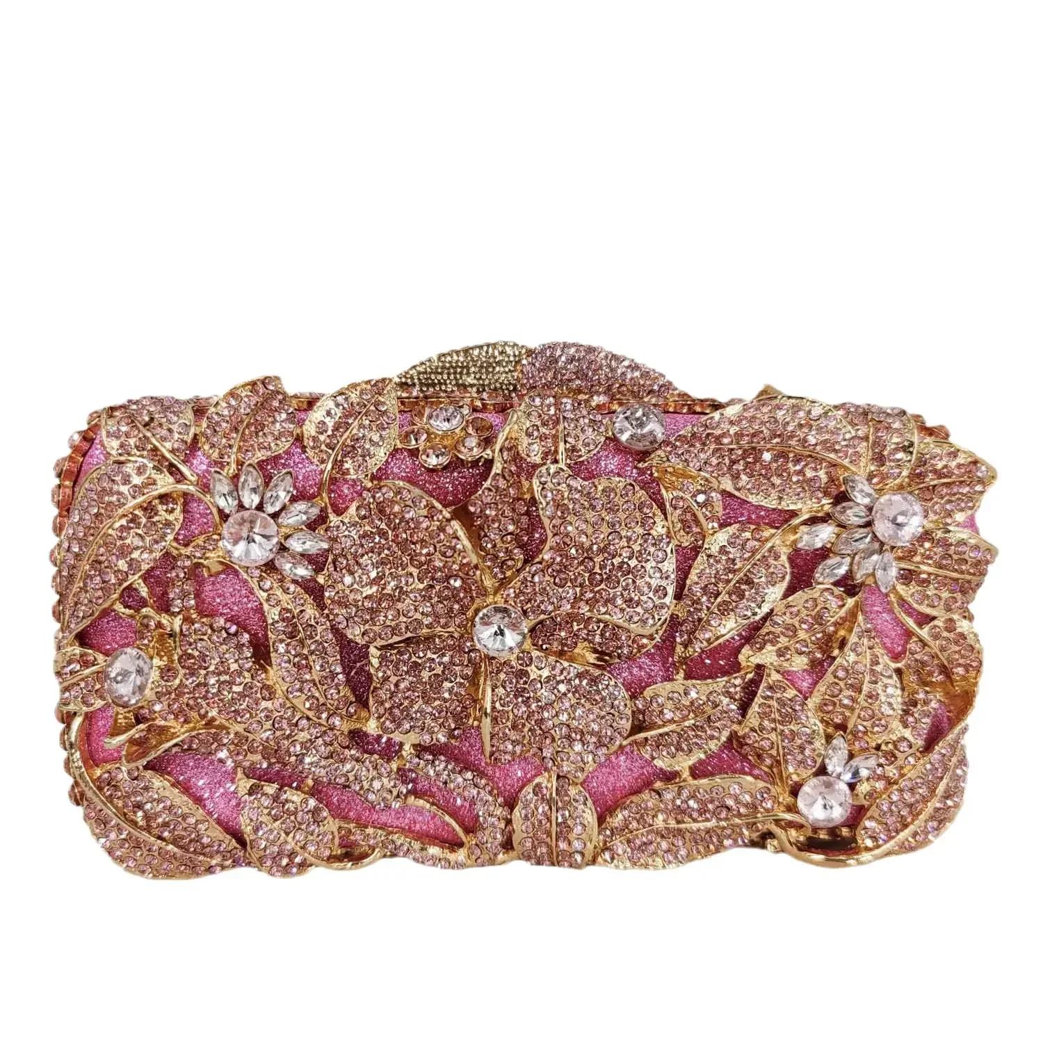 Boutique De FGG (in stock) Women Gold Flower Clutch Purses Formal Evening Handbags Floral Minaudiere Bag Crystal Clutch Bag Mini Clutch
Boutique De FGG (in stock) Women Gold Flower Clutch Purses Formal Evening Handbags Floral Minaudiere Bag Crystal Clutch Bag Mini Clutch
