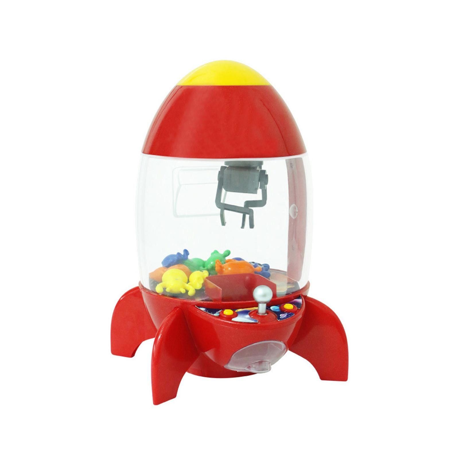 Mini Rocket Claw Machine Toy with Light and Sound Features Candy Prize Grabber Arcade Game for Kids and Adults One Size
Mini Rocket Claw Machine Toy with Light and Sound Features Candy Prize Grabber Arcade Game for Kids and Adults One Size