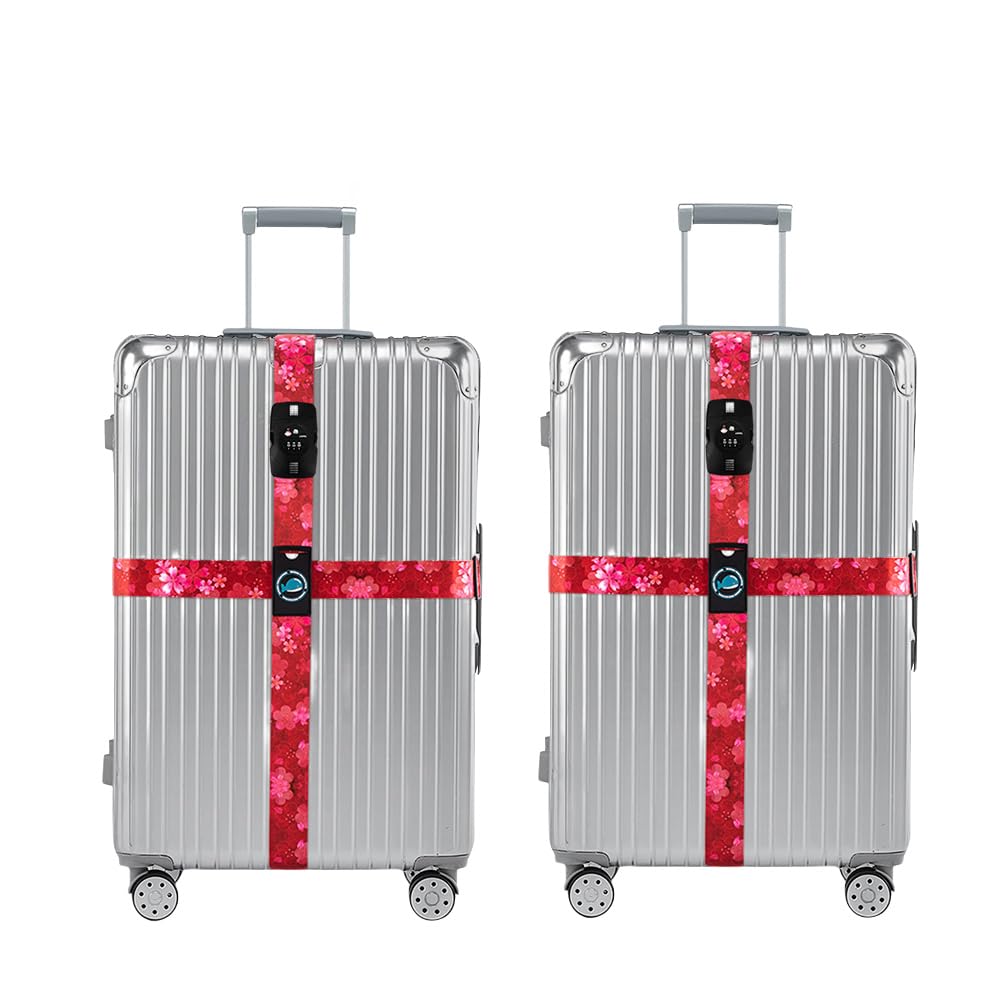 CLEAYODO Instantly Suitcase Strap with TSA Impact 5cm Adjustable Fits Inch Stretchable Packing Pink Cherry Blossom Pattern Identifiable! Eye-catching рожевий
CLEAYODO Instantly Suitcase Strap with TSA Impact 5cm Adjustable Fits Inch Stretchable Packing Pink Cherry Blossom Pattern Identifiable! Eye-catching рожевий