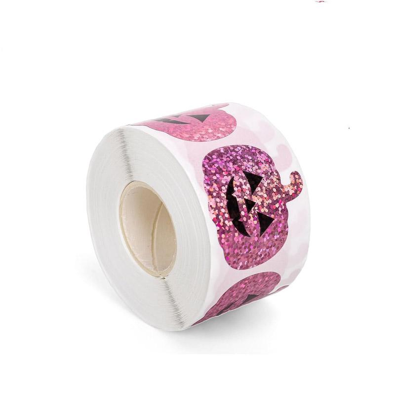 Laser Pumpkin Stickers 500pcs/roll Flash Purple Halloween Sticker Gift Seal Sticker Stationery Stickers Envelope Journal Decor about 3cm
Laser Pumpkin Stickers 500pcs/roll Flash Purple Halloween Sticker Gift Seal Sticker Stationery Stickers Envelope Journal Decor about 3cm