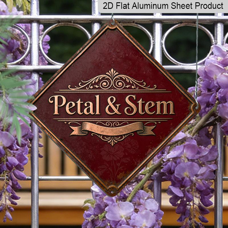 2D Flat, 1pc Vintage Metal Wall Sign - Petals & Stems Botanical Decor with Aluminum Plate Suitable for Living Room, Bedroom, Hallway - Elegant 20*20cm
2D Flat, 1pc Vintage Metal Wall Sign - Petals & Stems Botanical Decor with Aluminum Plate Suitable for Living Room, Bedroom, Hallway - Elegant 20*20cm