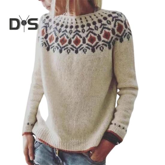 Женский зимний вязаный джемпер с круглым вырезом и длинным рукавом, цветной блок, свободный крой, дышащий теплый свитер-пуловер XL
Женский зимний вязаный джемпер с круглым вырезом и длинным рукавом, цветной блок, свободный крой, дышащий теплый свитер-пуловер XL