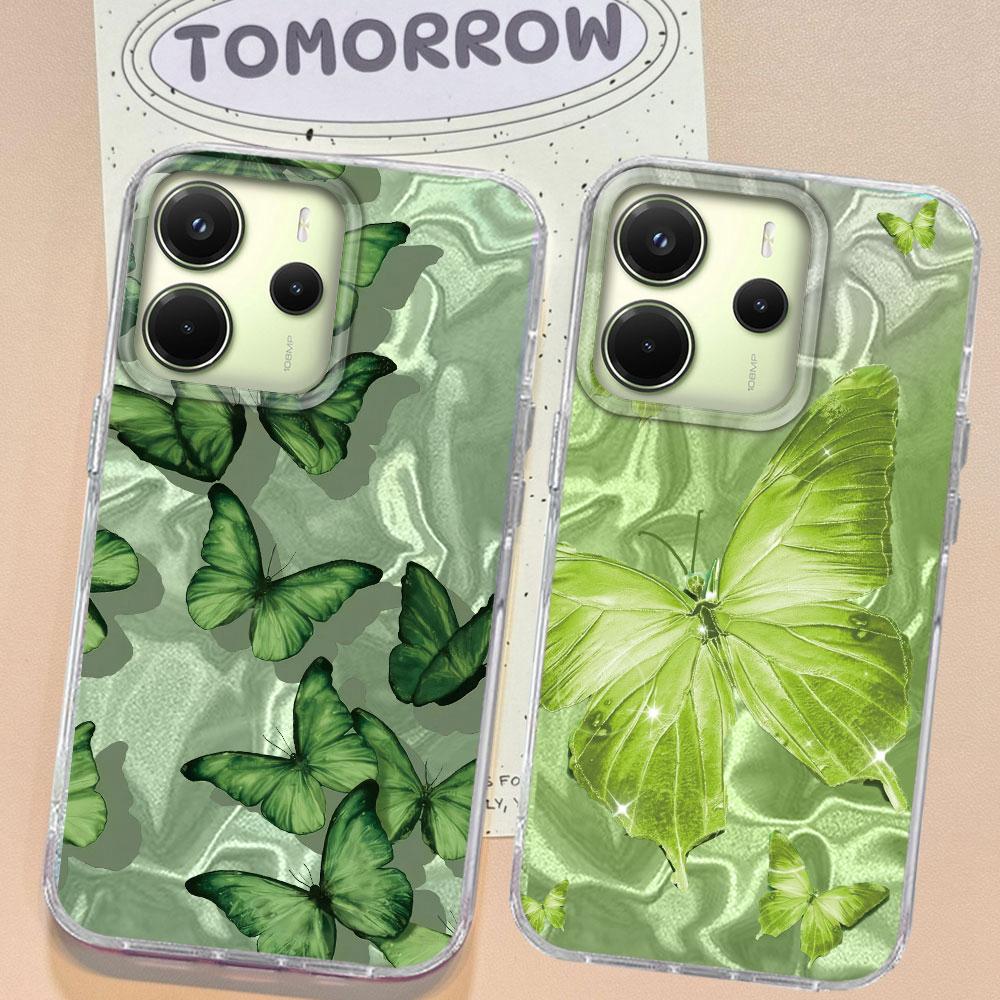 Green Butterfly water Texture Phone Cases for Xiaomi Redmi Note 14 13 A3X 13T 14T Pro 13C 14C A5 A4 A3 Shell Silicone Back Cover Xiaomi 13T білий
Green Butterfly water Texture Phone Cases for Xiaomi Redmi Note 14 13 A3X 13T 14T Pro 13C 14C A5 A4 A3 Shell Silicone Back Cover Xiaomi 13T білий