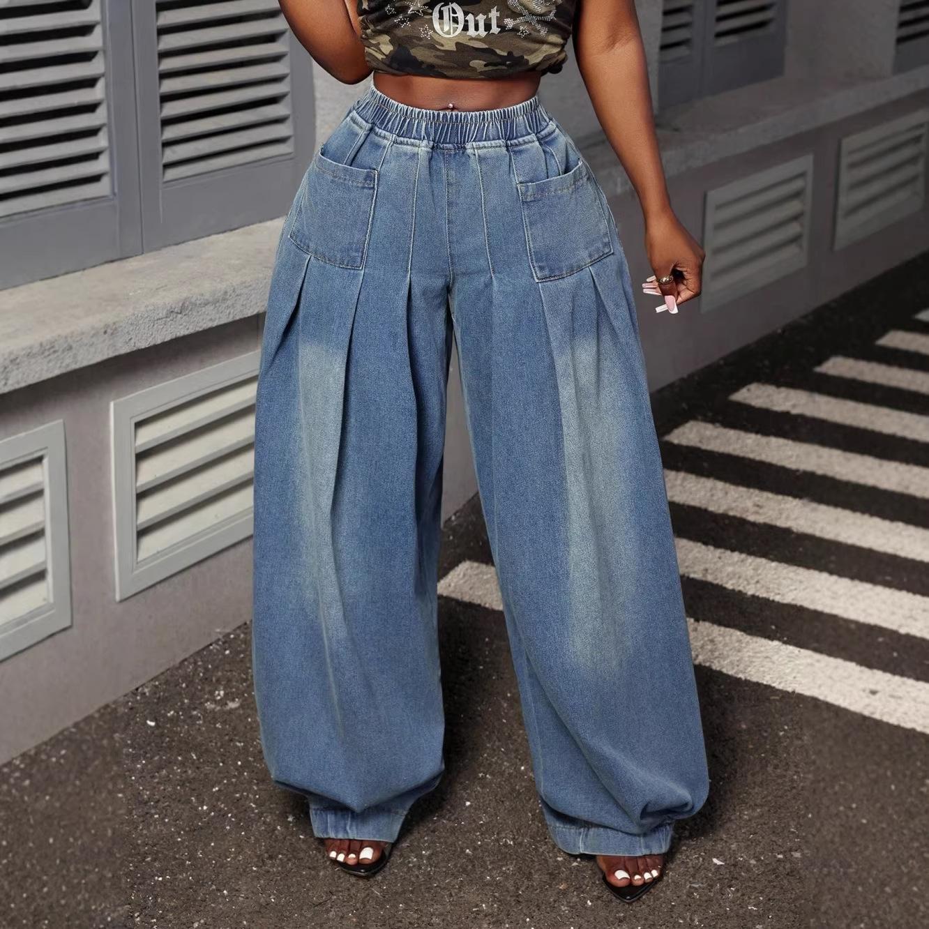 Women s High Waist Wide Leg Jeans with Pockets Multi Washes 4XL
Women s High Waist Wide Leg Jeans with Pockets Multi Washes 4XL