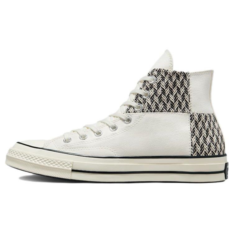 Кроссовки унисекс Converse Chuck 70 High Herringbone Patchwork Cream Egret White A03279C 35
Кроссовки унисекс Converse Chuck 70 High Herringbone Patchwork Cream Egret White A03279C 35