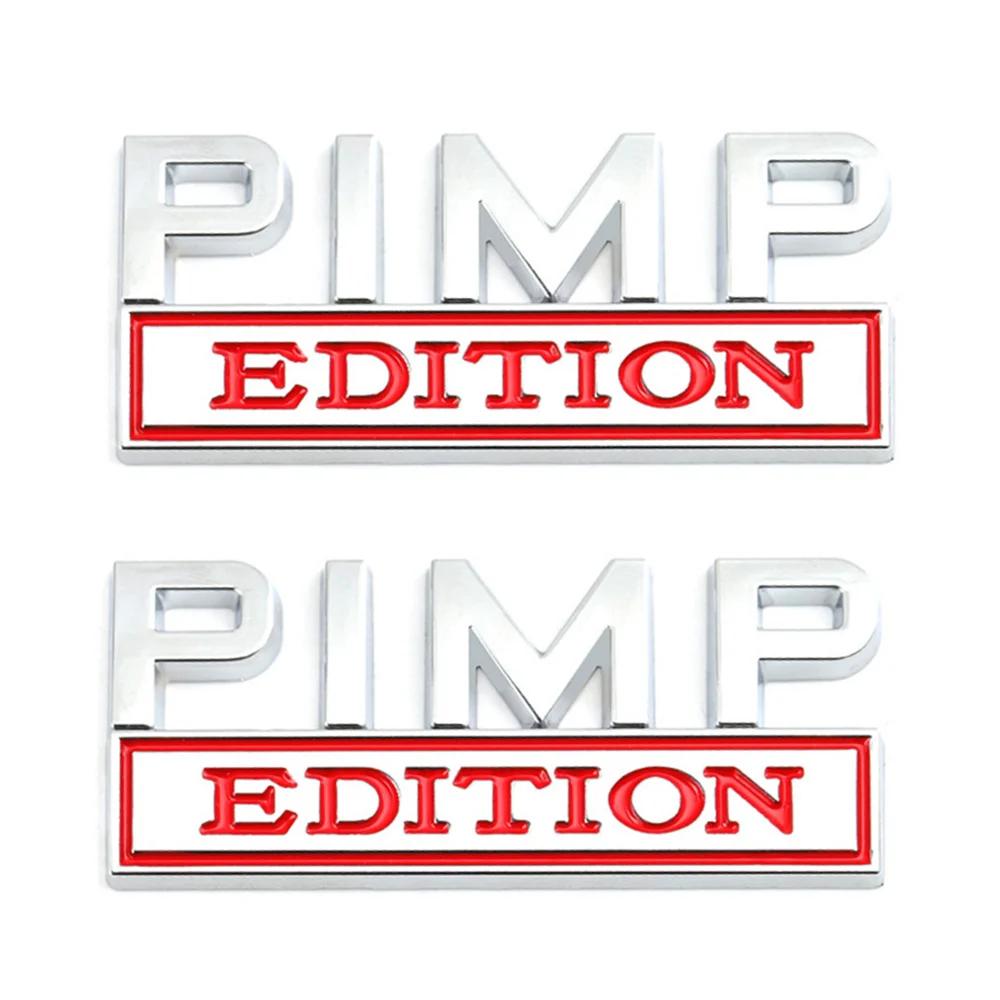 2x PIMP EDITION Logo Emblem Car Truck Fender Tailgate Badge for Sierra Ram F150 350 Car Stickers Accessories
2x PIMP EDITION Logo Emblem Car Truck Fender Tailgate Badge for Sierra Ram F150 350 Car Stickers Accessories