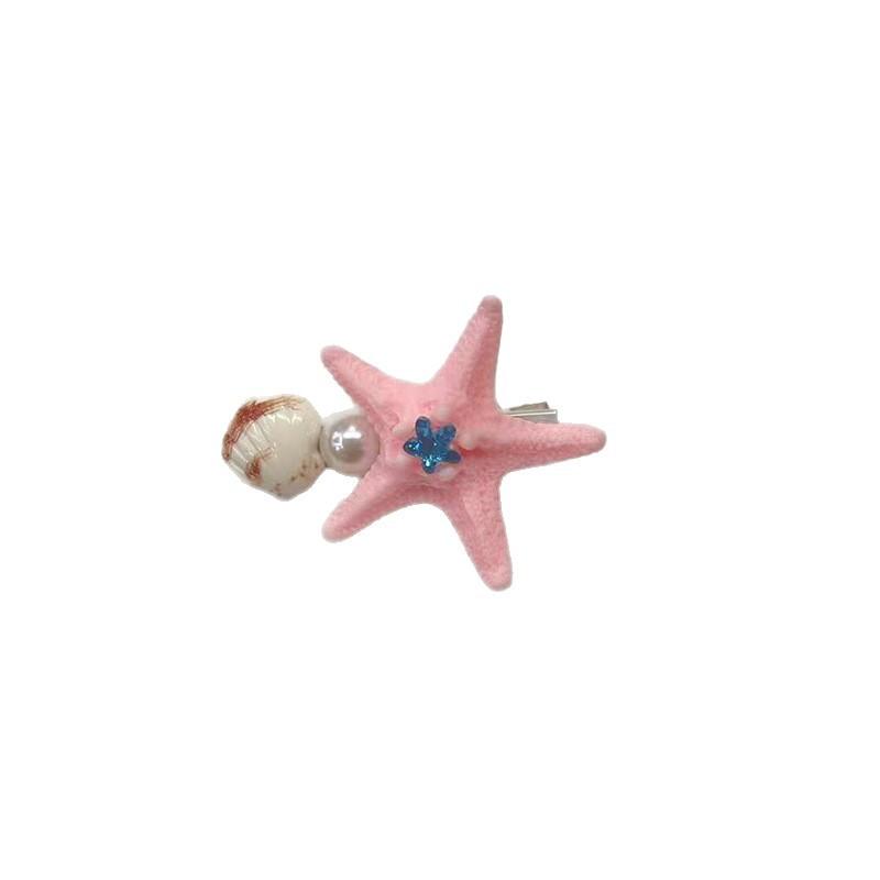 Summer New Super Fairy Colored Starfish Hair Clip Sweet Bangs Side Seaside Vacation Duckbill Accessory рожевий
Summer New Super Fairy Colored Starfish Hair Clip Sweet Bangs Side Seaside Vacation Duckbill Accessory рожевий