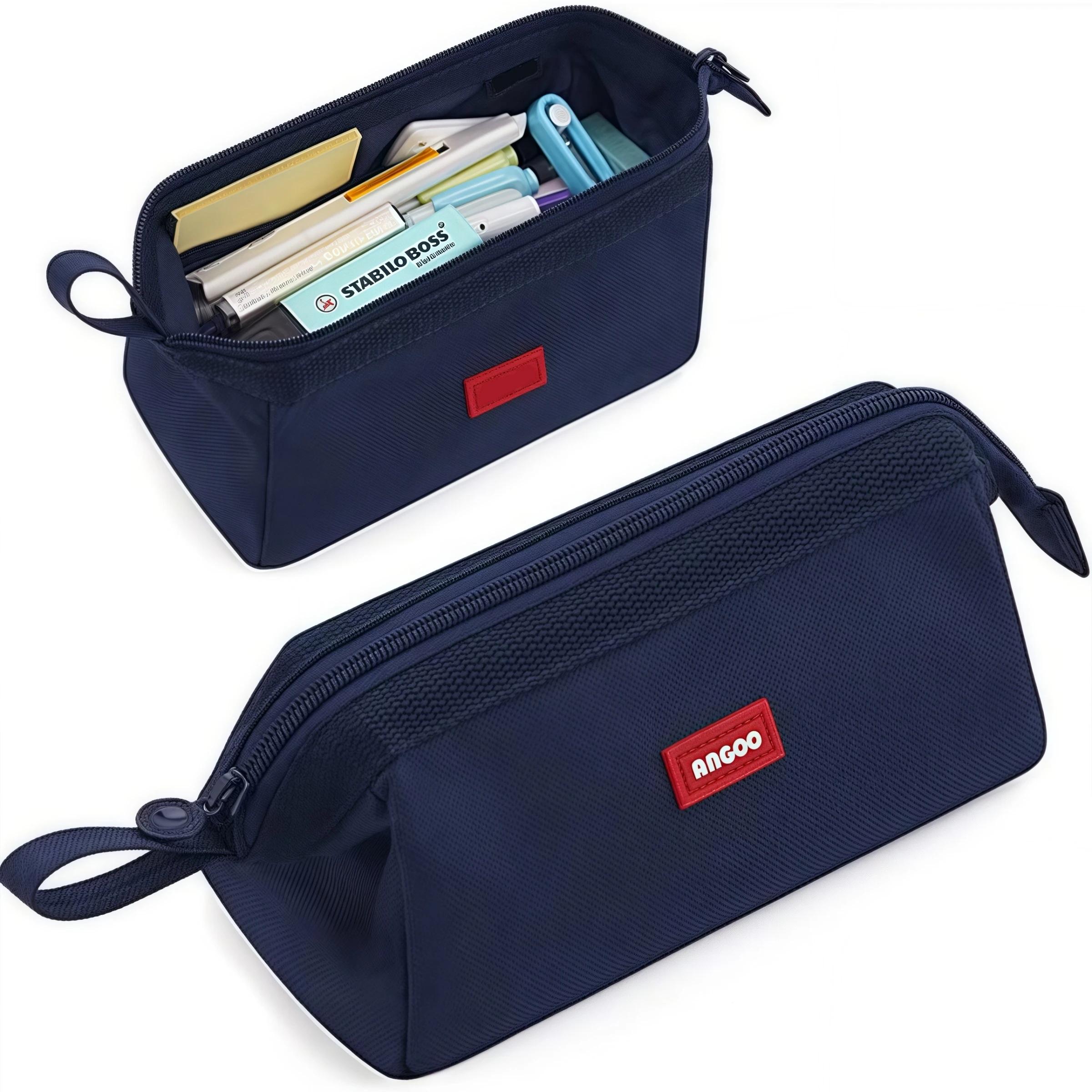 Large Capacity Pencil Case with Pen Holder Label Minimalist Student Stationery Storage Creative Stationery Storage Bag Темно-синій
Large Capacity Pencil Case with Pen Holder Label Minimalist Student Stationery Storage Creative Stationery Storage Bag Темно-синій