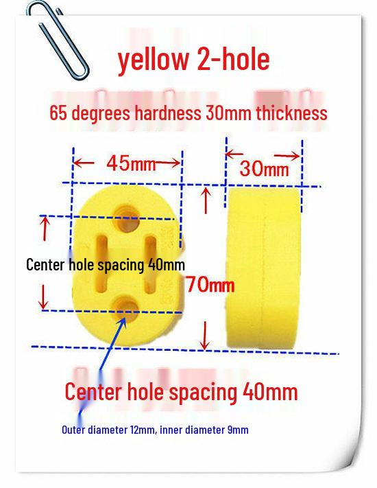 Enhanced Exhaust Pipe Mounts for JMC Yusheng S350 Car - Reinforced Design to Improve Resonance, Free Shipping from Taiwan MW
Enhanced Exhaust Pipe Mounts for JMC Yusheng S350 Car - Reinforced Design to Improve Resonance, Free Shipping from Taiwan MW