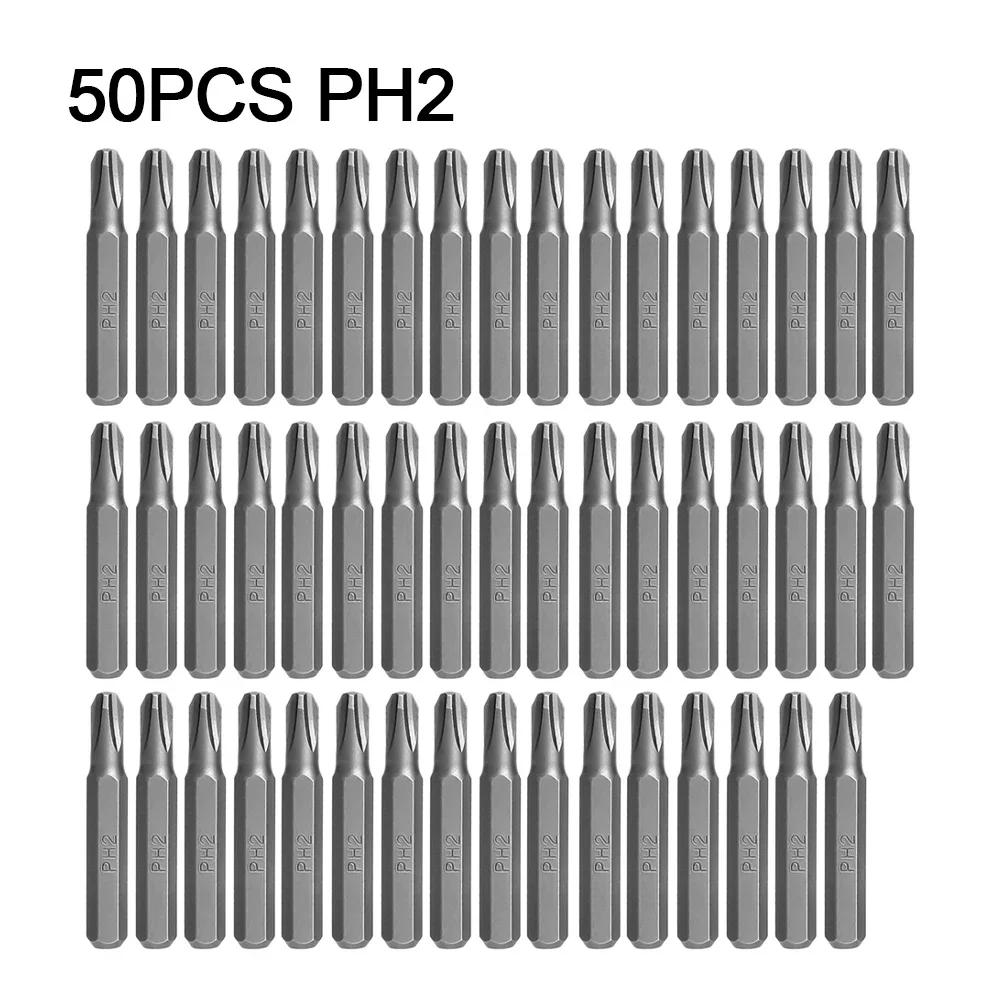 50pcs 4mm Small Hex Shank Screwdriver Bits Set PH0000/PH000/PH00/PH0/PH1/PH2 Magnetic Steel Cross Head Power Tool Accessories
50pcs 4mm Small Hex Shank Screwdriver Bits Set PH0000/PH000/PH00/PH0/PH1/PH2 Magnetic Steel Cross Head Power Tool Accessories