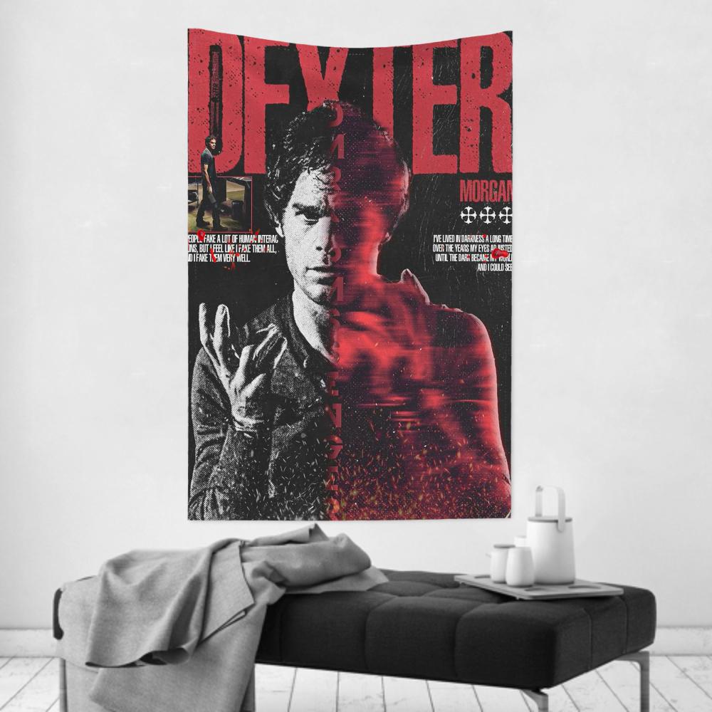 DDexters Movie Morgan Tapestry Room Decor Wall Cloth Party Hanging Background Room Decor Baby Room 74x94cm(29x37in)
DDexters Movie Morgan Tapestry Room Decor Wall Cloth Party Hanging Background Room Decor Baby Room 74x94cm(29x37in)