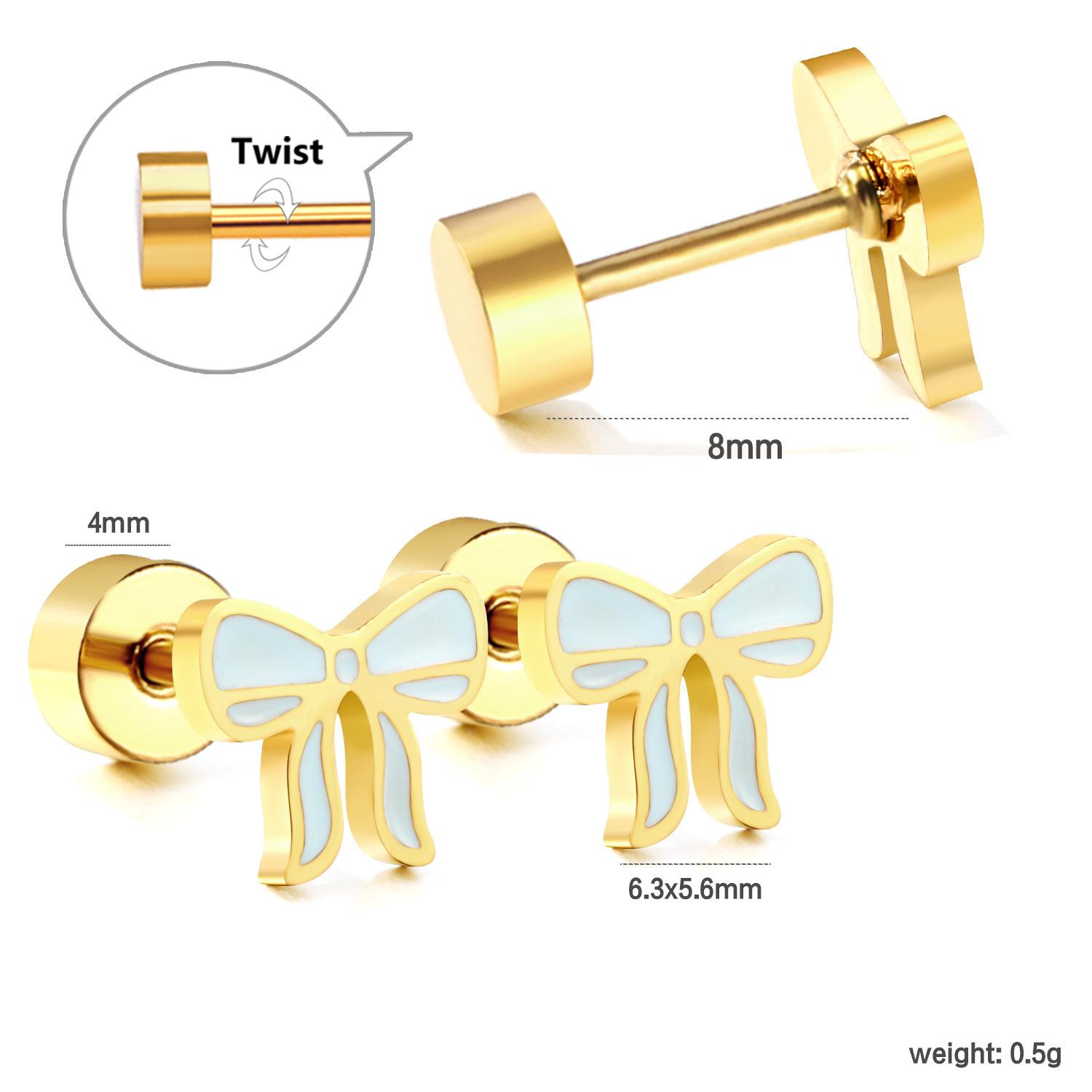 2026 Screw Plug Earrings Simple Personalized Ball Watermelon Cake Butterfly European and American Girls Earrings
2026 Screw Plug Earrings Simple Personalized Ball Watermelon Cake Butterfly European and American Girls Earrings