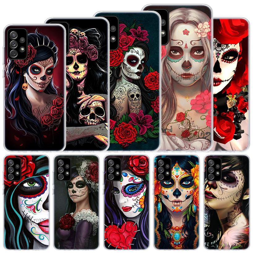 Catrina Beautiful Rose Girl Skull Soft Case For Samsung Galaxy A52 A53 A32 A22 A12 5G Phone Cover A33 A23 A13 A72 A73 A02S A03S Samsung A02S
Catrina Beautiful Rose Girl Skull Soft Case For Samsung Galaxy A52 A53 A32 A22 A12 5G Phone Cover A33 A23 A13 A72 A73 A02S A03S Samsung A02S