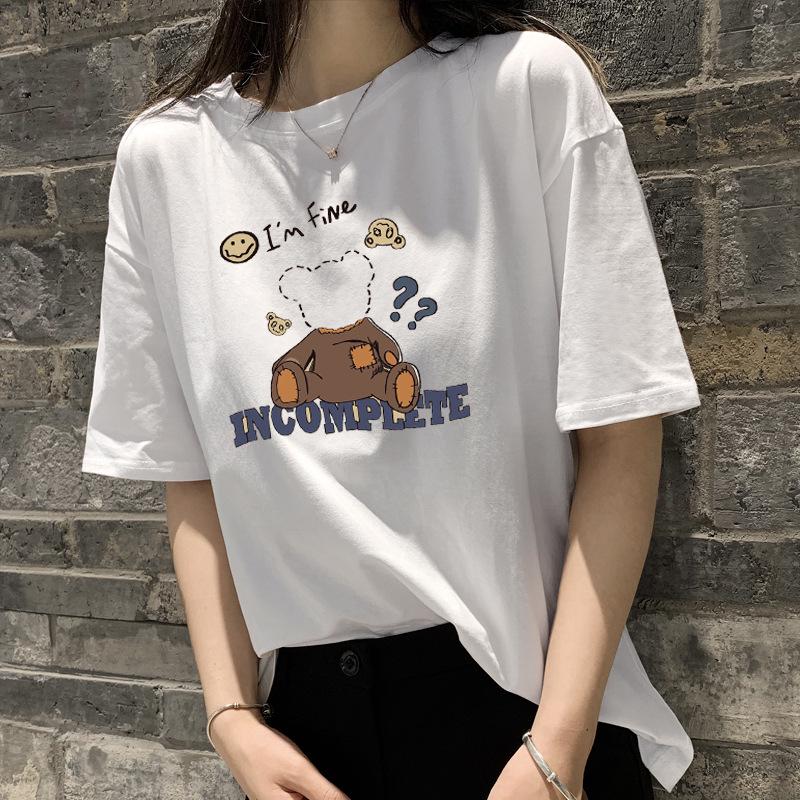 Korean Style Women s Casual Loose Fit Personality Print T-Shirt - Trendy Summer Short Sleeve L
Korean Style Women s Casual Loose Fit Personality Print T-Shirt - Trendy Summer Short Sleeve L