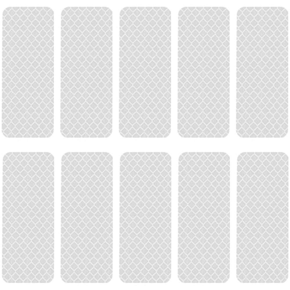 SANJAOYEE Reflective Sticker Bicycle Reflector 8cm x 3cm White 10 Pack Reflective Tape Car Safety Warning Sticker Rectangular Double Sided Tape білий
SANJAOYEE Reflective Sticker Bicycle Reflector 8cm x 3cm White 10 Pack Reflective Tape Car Safety Warning Sticker Rectangular Double Sided Tape білий