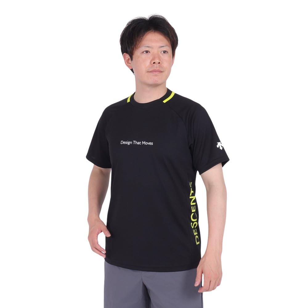 Descente Short Sleeve Volleyball T-Shirt, Sweat Absorbent, Quick Drying, Black, Large
Descente Short Sleeve Volleyball T-Shirt, Sweat Absorbent, Quick Drying, Black, Large
