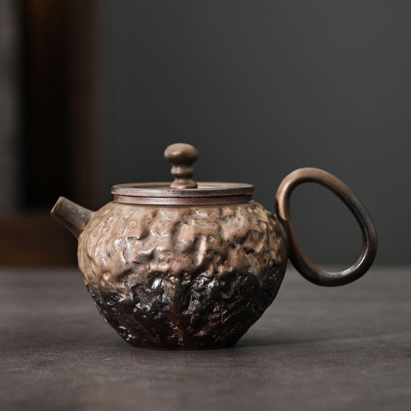 Nordic Vintage Irregular Ceramic 170ml Teapot Antique Rust Glaze Kung Fu Teapot Modern Tea Set Exquisite Teapot Home Decoration
Nordic Vintage Irregular Ceramic 170ml Teapot Antique Rust Glaze Kung Fu Teapot Modern Tea Set Exquisite Teapot Home Decoration