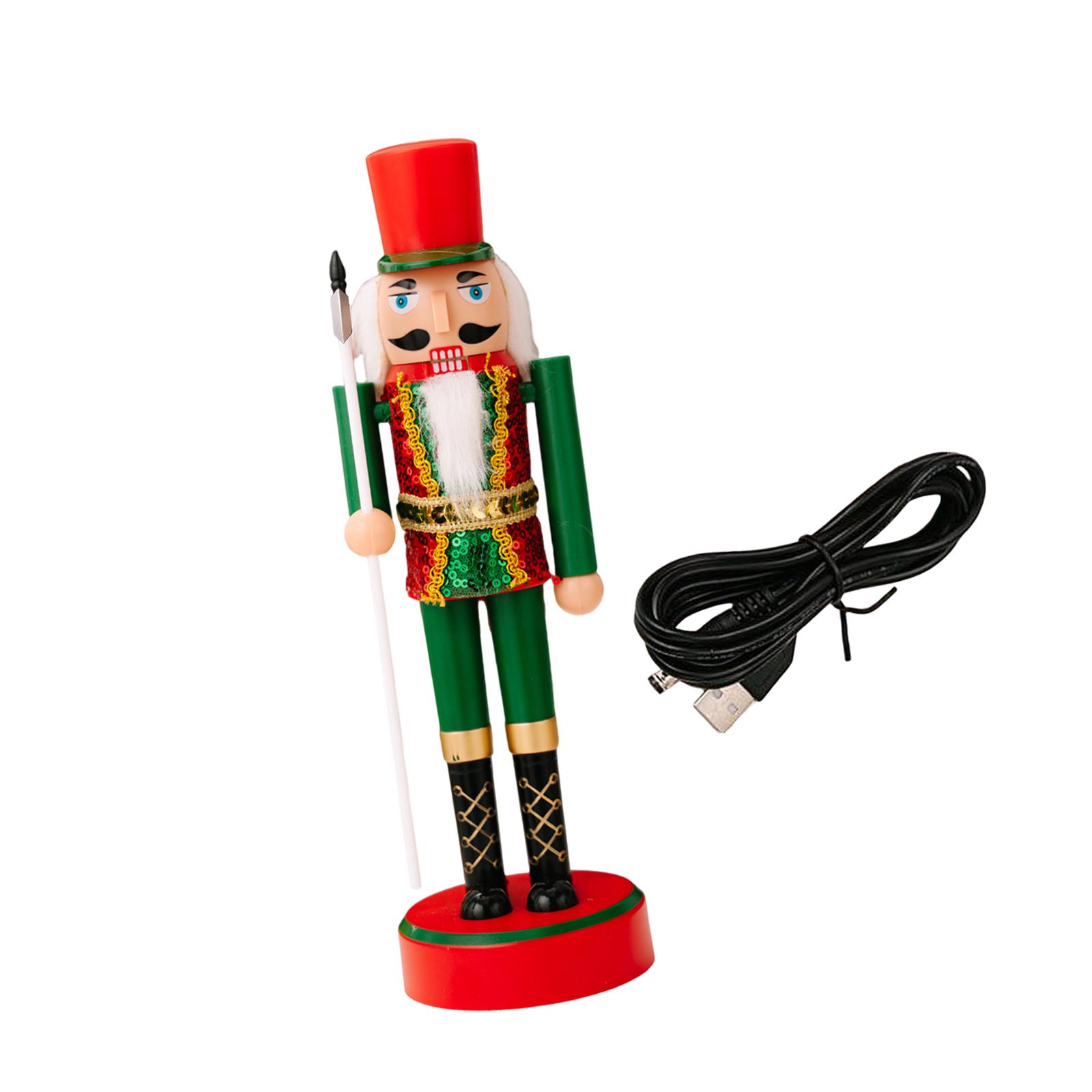 Christmas Nutcracker Built in Light Nutcracker Ornament 11.22 Tall for Thanksgiving
Christmas Nutcracker Built in Light Nutcracker Ornament 11.22 Tall for Thanksgiving