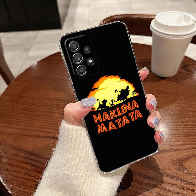 Clear Case For Samsung Galaxy A57 A37 A56 5G A36 Cases A55 A54 A35 A26 A07 A17 A16 A06 A34 A15 Cover The Lion King HAKUNA MATATA Galaxy A50
Clear Case For Samsung Galaxy A57 A37 A56 5G A36 Cases A55 A54 A35 A26 A07 A17 A16 A06 A34 A15 Cover The Lion King HAKUNA MATATA Galaxy A50