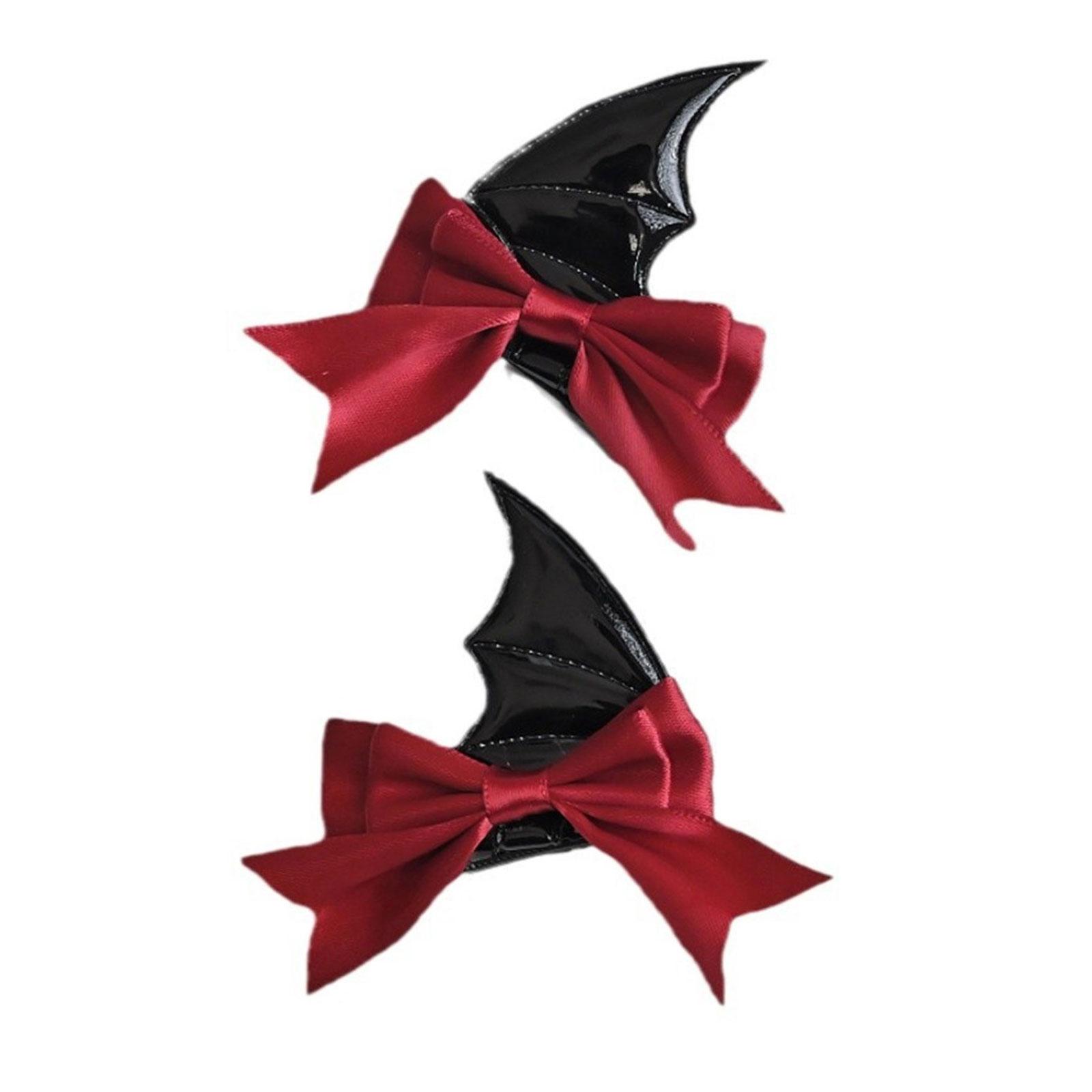 Новинка Заколка для волос в виде крыла летучей мыши дьявола для взрослых и детей, головной убор для косплей-вечеринки, набор заколок для Хэллоуина для костюмированных вечеринок, 2 шт. красный
Новинка Заколка для волос в виде крыла летучей мыши дьявола для взрослых и детей, головной убор для косплей-вечеринки, набор заколок для Хэллоуина для костюмированных вечеринок, 2 шт. красный