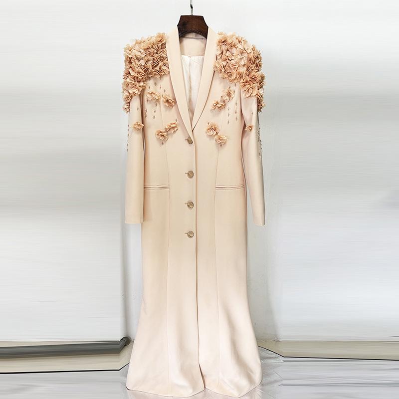 High-End Green Beaded Floral Long Dress M бежевий
High-End Green Beaded Floral Long Dress M бежевий