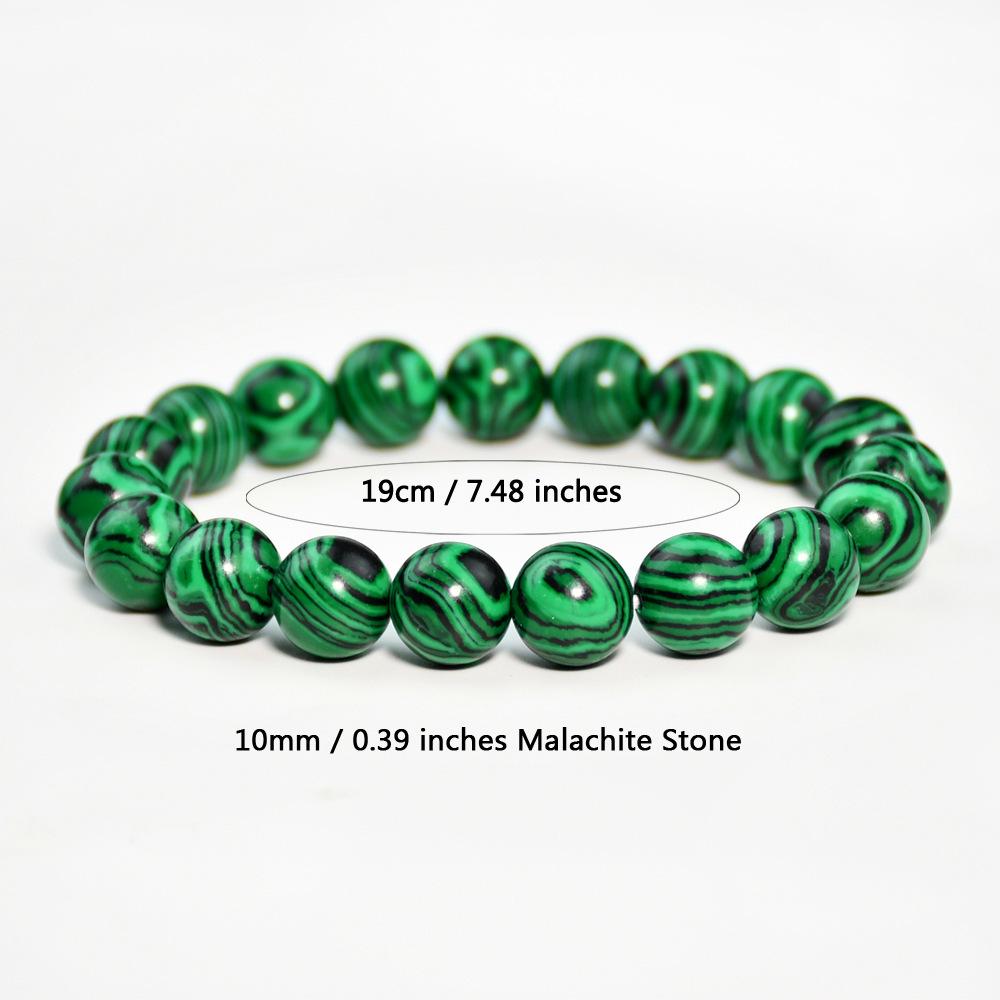 Винтажный браслет из малахитовых бусин, многослойный стиль, зеленая эластичная бижутерия для мужчин и женщин
Винтажный браслет из малахитовых бусин, многослойный стиль, зеленая эластичная бижутерия для мужчин и женщин