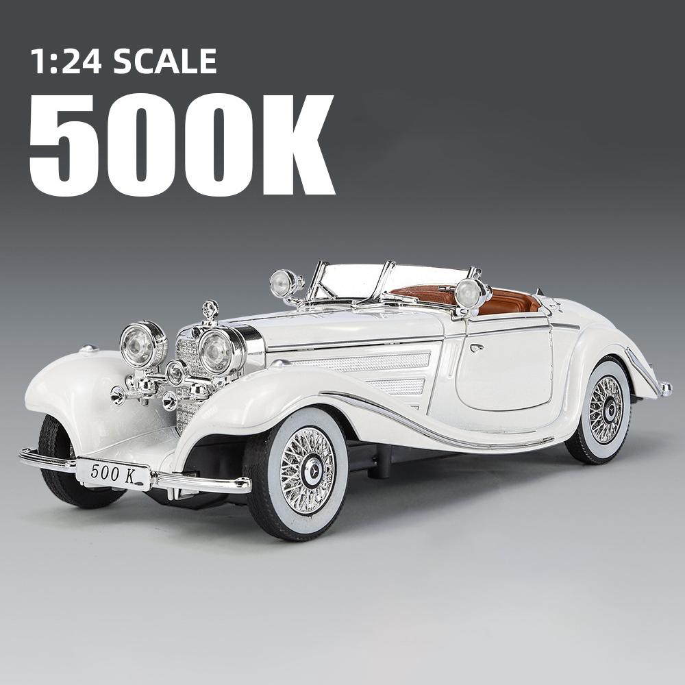 1:24 Mercedes-Benz 500K 1936 Classic Car Alloy Car Model Sound and Light Pull Back Children s Toy Collectibles Birthday gift
1:24 Mercedes-Benz 500K 1936 Classic Car Alloy Car Model Sound and Light Pull Back Children s Toy Collectibles Birthday gift