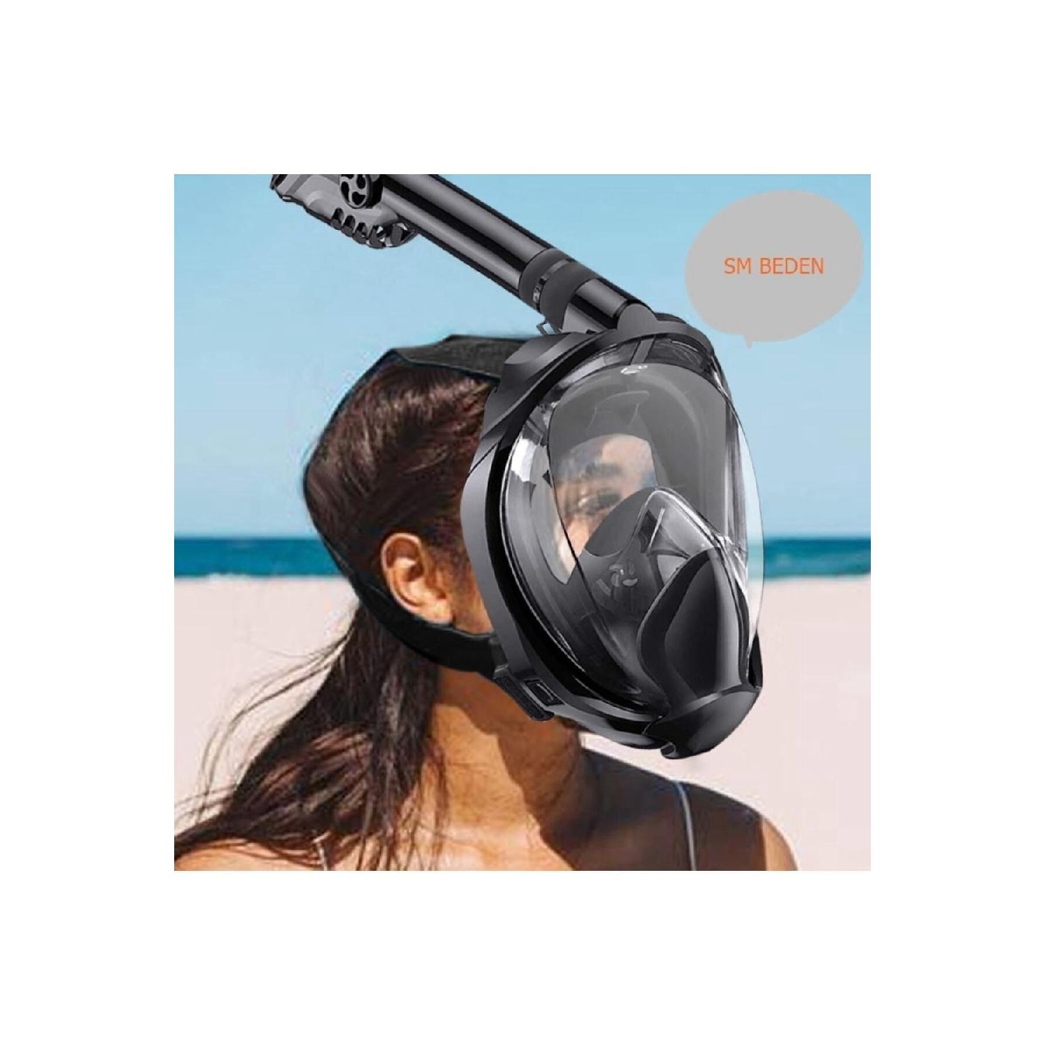 Sm Size Black Diving Mask Equipment 360 Degree Full Face Anti-fog Swimming Goggles Snorkel
Sm Size Black Diving Mask Equipment 360 Degree Full Face Anti-fog Swimming Goggles Snorkel
