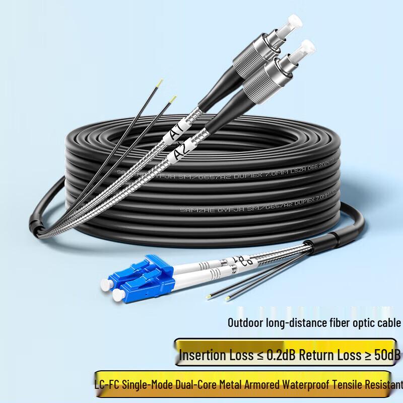 KamiTa Outdoor Armored Fiber Optic Patch Cord
KamiTa Outdoor Armored Fiber Optic Patch Cord