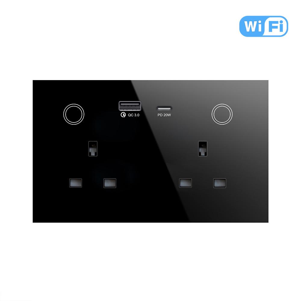 UK Zigbee Smart WiFi Wall Socket with Alexa Voice Control & Electricity Metering
UK Zigbee Smart WiFi Wall Socket with Alexa Voice Control & Electricity Metering