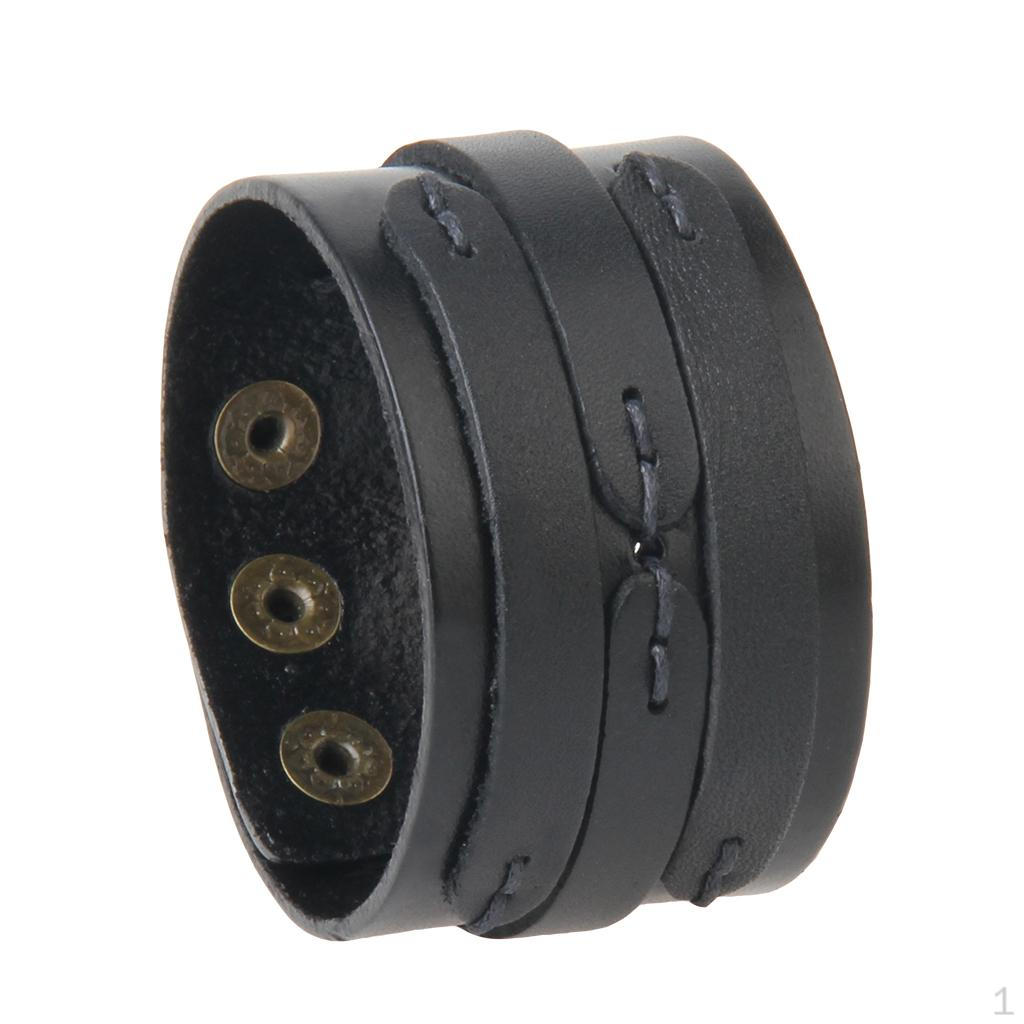 Мужские и женские байкерские панк-рок широкие кожаные браслеты, регулируемые с кнопкой
Мужские и женские байкерские панк-рок широкие кожаные браслеты, регулируемые с кнопкой