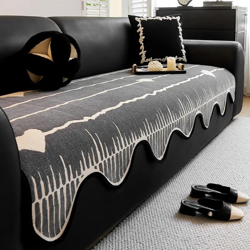 2025 New Chenille High-end Shaped Sofa Cushion Four Season Universal Anti Slip Cushion Cover Cloth For Living Room Decoration 90x70cm 1pcs сірий
2025 New Chenille High-end Shaped Sofa Cushion Four Season Universal Anti Slip Cushion Cover Cloth For Living Room Decoration 90x70cm 1pcs сірий