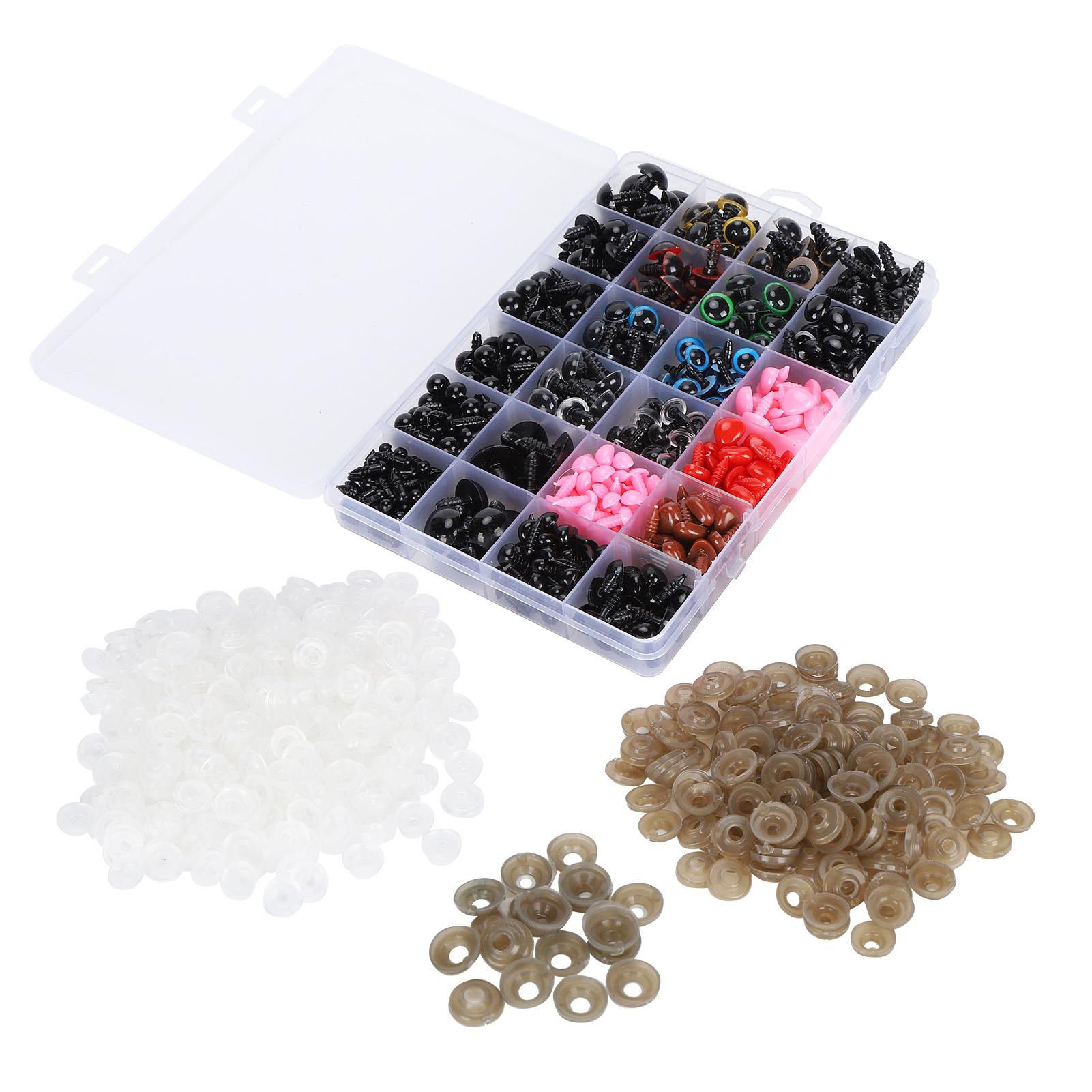 460Pcs Doll Eyes and Noses Plastic Resin Colorful MultiSize Plush Toy Face DIY Supplies
460Pcs Doll Eyes and Noses Plastic Resin Colorful MultiSize Plush Toy Face DIY Supplies