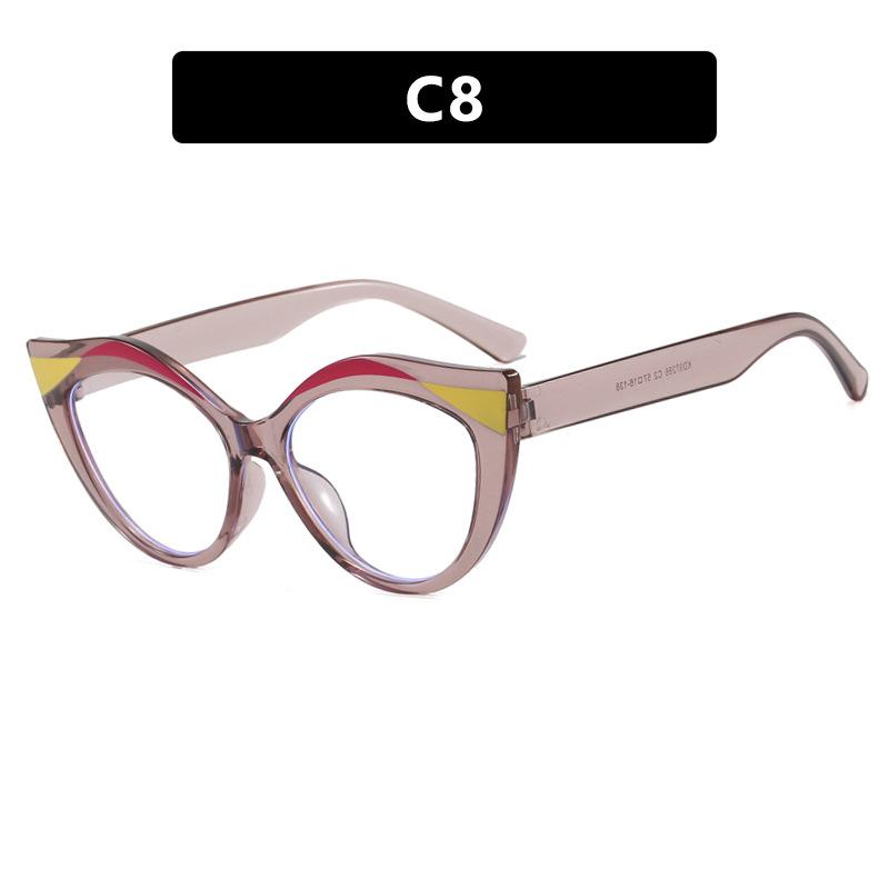 European and American Internet celebrities retro cat eye flat mirror anti-blue light glasses frame fashion street shot versatile glasses frame female As shown in the picture
European and American Internet celebrities retro cat eye flat mirror anti-blue light glasses frame fashion street shot versatile glasses frame female As shown in the picture