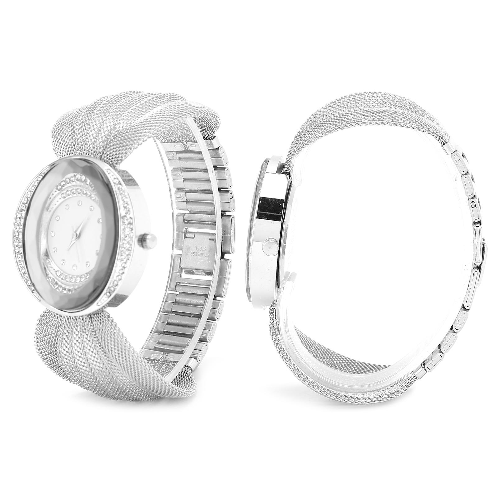 Fashionable Women Watch Wide Mesh Belt Quartz Shining Elegant Wrist Watch for Female
Fashionable Women Watch Wide Mesh Belt Quartz Shining Elegant Wrist Watch for Female
