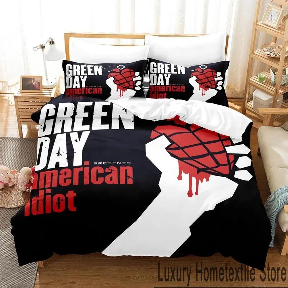 3D Друк American Idiot Green Day Постільна Білизна Набір Підковдра Набір для Ліжка Покривало для Ковдри Наволочка Ковдра Розмір Кінг Квін Хлопчики Дорослі 70x133cm 2pcs
3D Друк American Idiot Green Day Постільна Білизна Набір Підковдра Набір для Ліжка Покривало для Ковдри Наволочка Ковдра Розмір Кінг Квін Хлопчики Дорослі 70x133cm 2pcs