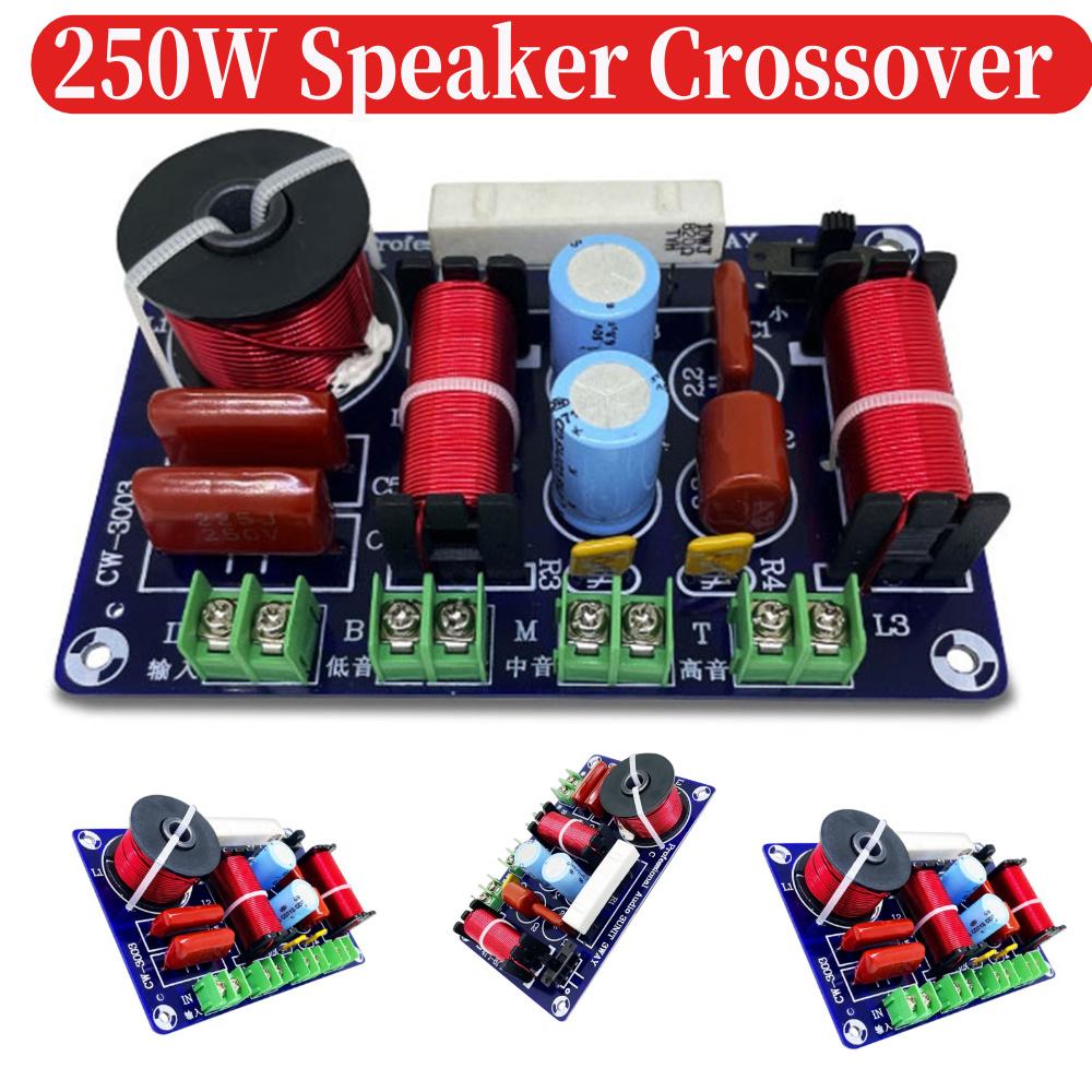 250W HiFi Audio Speaker Crossover Treble Medium Bass 3 Ways Audio HiFi Filter Circuit Board 5200Hz-5500Hz DIY Home Audio Systems CHINA
250W HiFi Audio Speaker Crossover Treble Medium Bass 3 Ways Audio HiFi Filter Circuit Board 5200Hz-5500Hz DIY Home Audio Systems CHINA
