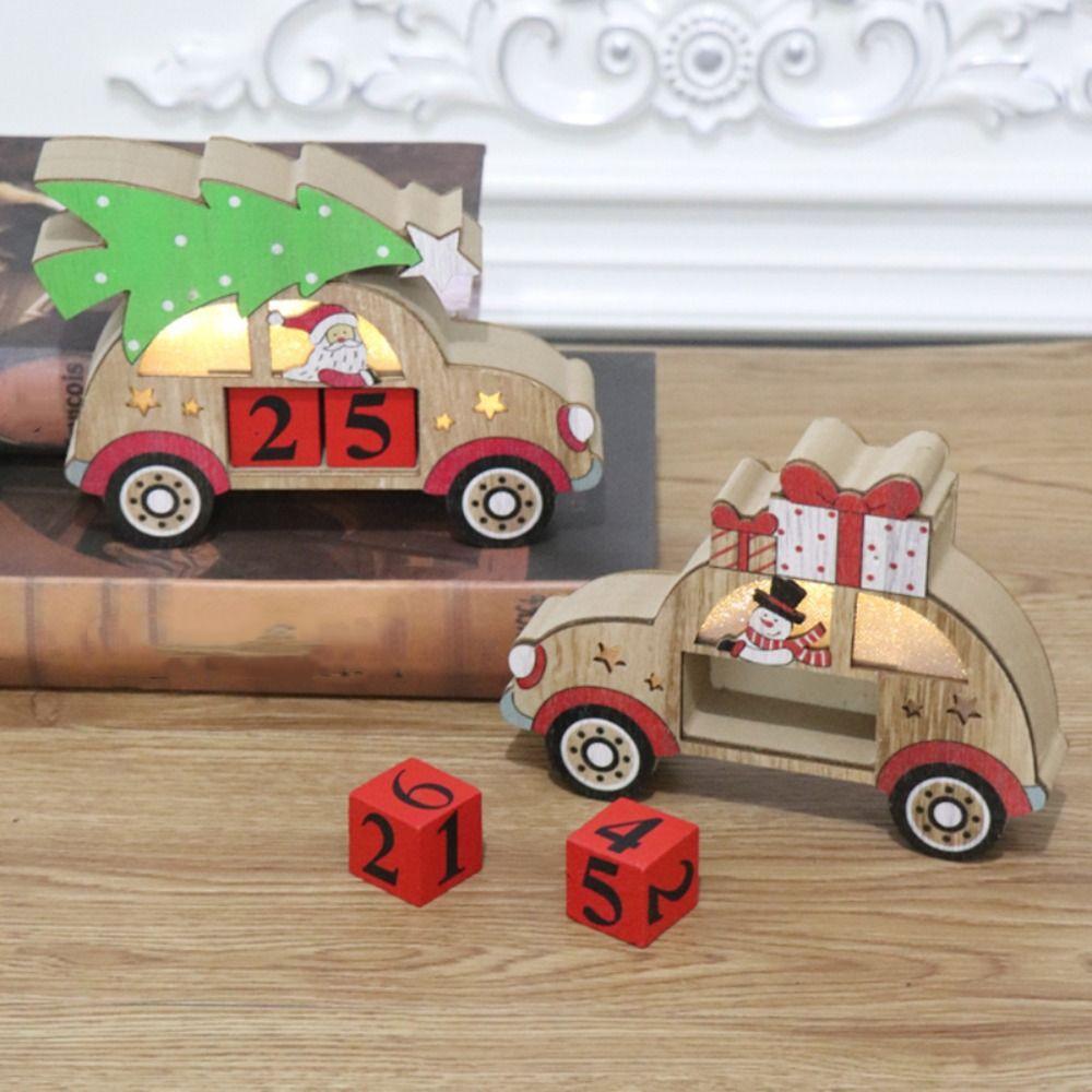 Luminous Christmas Advent Calendar Wooden Christmas Ornaments Fashion Christmas Gifts Desktop
Luminous Christmas Advent Calendar Wooden Christmas Ornaments Fashion Christmas Gifts Desktop